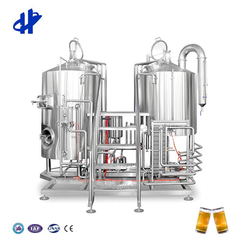 500L Electric heating 2 Vessels Brewing Equipment
