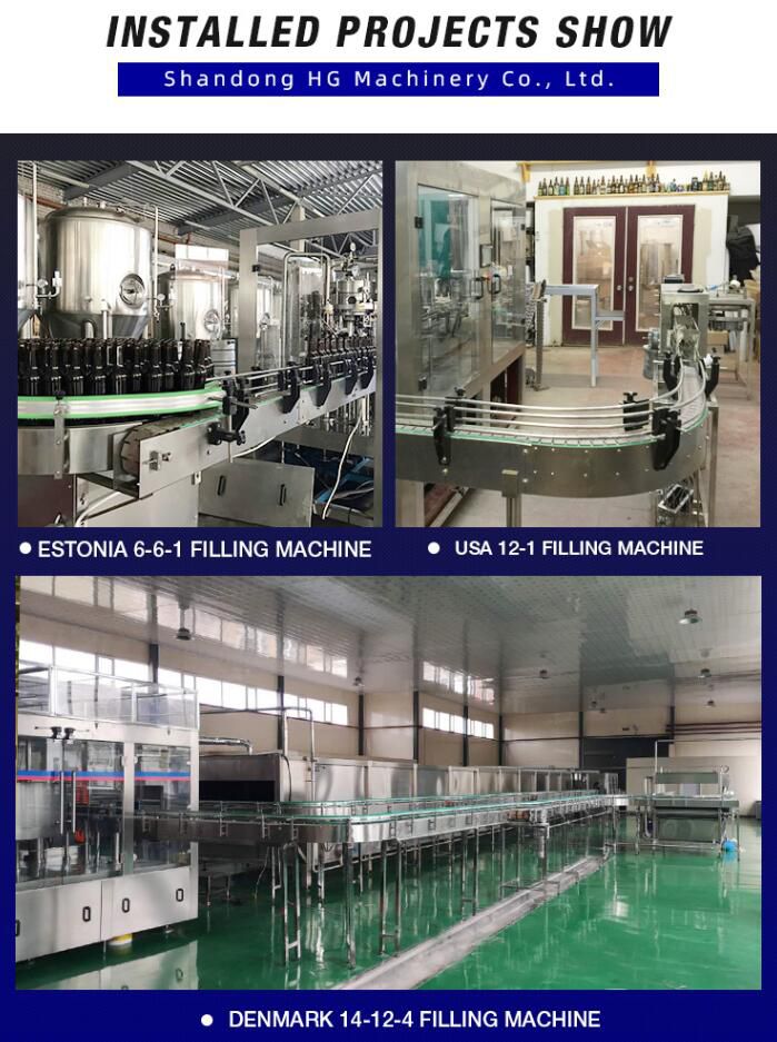 Dring/wine/beer filling bottling machine/line projects